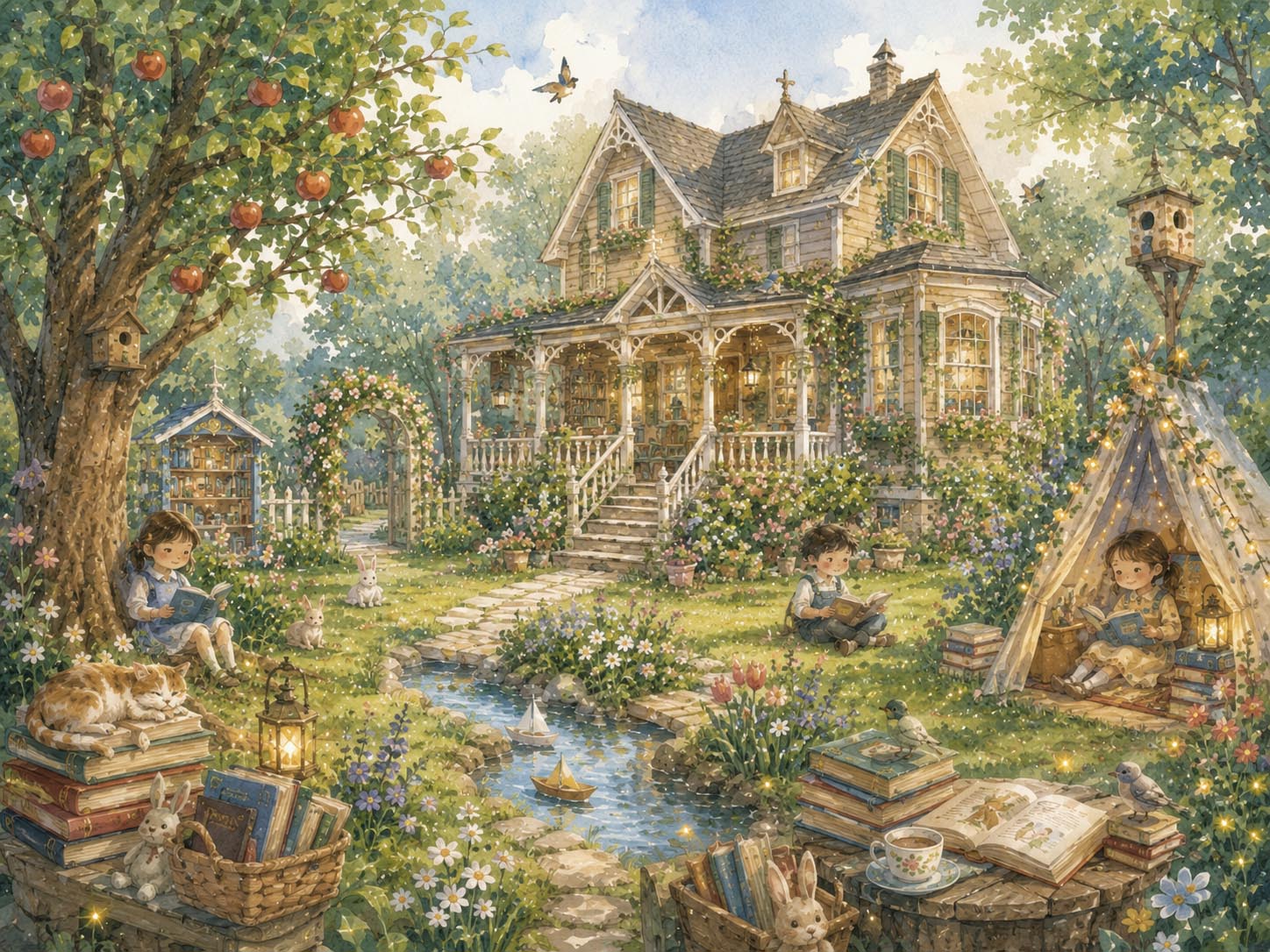 Whimsical Children's Book Illustration